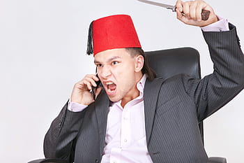 angry, adult, boss, business, businessman, phone, scream, yell, coat, human, job