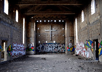 church, old, abandoned, abandoned places, lost places, ghost town, break up, decay, religion, architecture, building