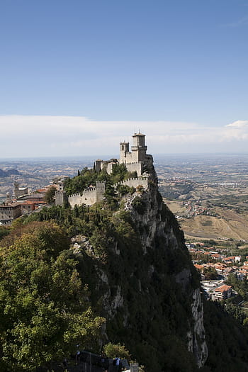 hrad san marino, hrad san marino státu, krajina, hory, hrad, Příroda, Dovolená, průhled, přehled