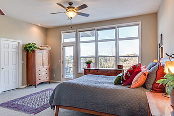 home, decor, real estate, bedroom, interior design, model home, furniture, homes, windows, decorations, pillows