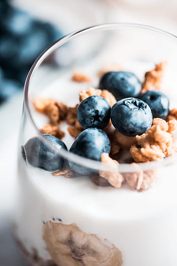arándanos, desayuno de fitness müsli, desayuno, de cerca, ajuste, gimnasio, alimentos, foodie, fresco, saludable, casero