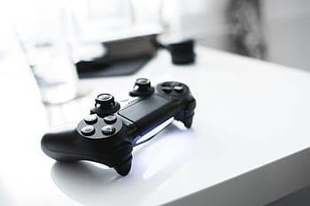 pengendali playstation yang ramping, bosan, pengontrol, waktu, game, permainan, bermain, playstation, ps4, atas
