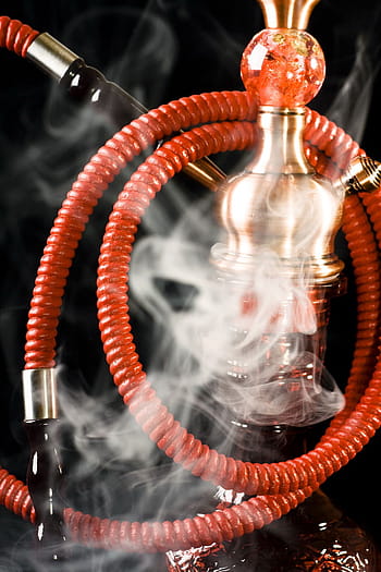 black, east, egyptian, hookah, marijuana, metal, persian, pipe, relax, relaxation, smoke