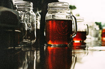 mason jar, pivo, vařit, chlast, alkohol, bar, napít se, nápoj, sklenka