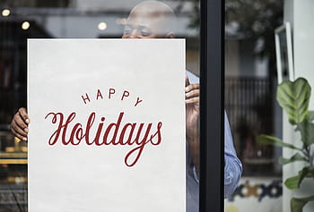 announcement, board, creative, decoration, font, grand opening, happy, holidays, information, mockup, new business