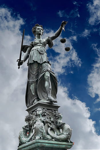 justitia, spravedlnost, judikatura, symbol, žena, jura, že jo, zákon, horizontální, legální systém, meč