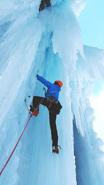 ice climbing, extreme sports, climb, ice, icefall, ice climbers, alpinism, frozen, bergsport, cold, ice wall