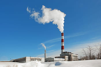 vzduch, chemikálie, chemie, ekologie, životní prostředí, továrna, vysoký, výrobní, trubka, potrubí, rostlina