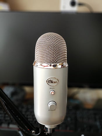 μικρόφωνο, μπλε, yeti, mic, ήχου, εγγραφή, παιχνίδια, Ενταση ΗΧΟΥ