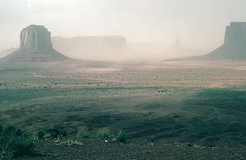 dusty, view, monument valley, navajo, tribal, park, arizona, america, american, canyon, desert