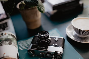 starý, analogové kamery, fotografické knihy, rezervovat, čtení, Fotoaparát, fotografování, fotograf, učení se, analogový
