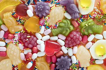 background, beans, bonbon, candy, candy background, candy world, celebration, chewy, childhood, chocolate, closeup