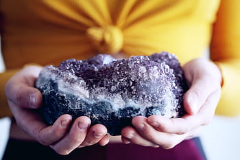crystals, crystal, amethyst, mineral, gem, quartz, nature, violet, geology, rock, geode
