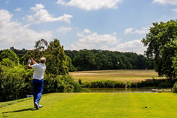 golf, tee, golfers, golf course