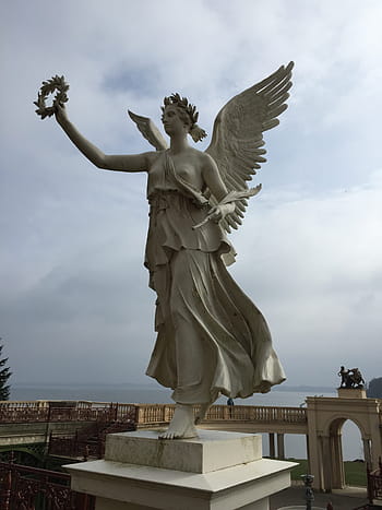 engel, standbeeld, beeldhouwwerk, monument, bronzen