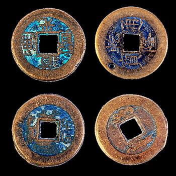 coin, old, metal, rust, object, money