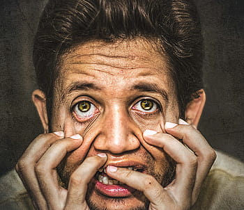 frantic, eyes, sharp eyes, portrait, boy, scare, scary, sparkling eyes, man, scared, frustrated