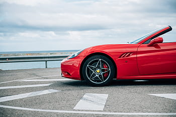 boční pohled, konvertibilní, sportovní auto, kola z lehkých slitin, chrom, mrak, detail, řídit, Dálnice, světlo, motor