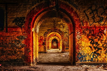lost places, masonry, pforphoto, mystical, gloomy, atmosphere, past, abandoned, building, ruin, gang