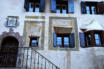 stairs, architecture, window, house, building, old, street, facade, the area of the city, appearance, at the court of