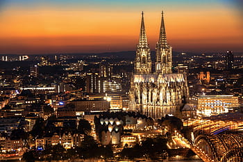 Kolín nad Rýnem, rhine, dom, Německo, mezník, budova, hohenzollern most, kostel, řeka rine, řeka, Zajímavosti