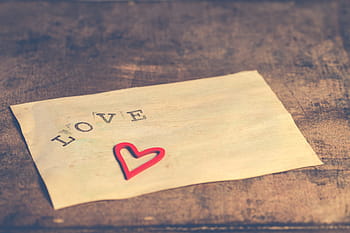 love, letter, vintage, heat, red, paper, rustic, typography, calligraphy, antique, crumpled