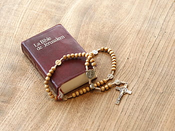 bible, rosary, religion, book, faith, catholic, god, pray, sainte, christianity, prayer