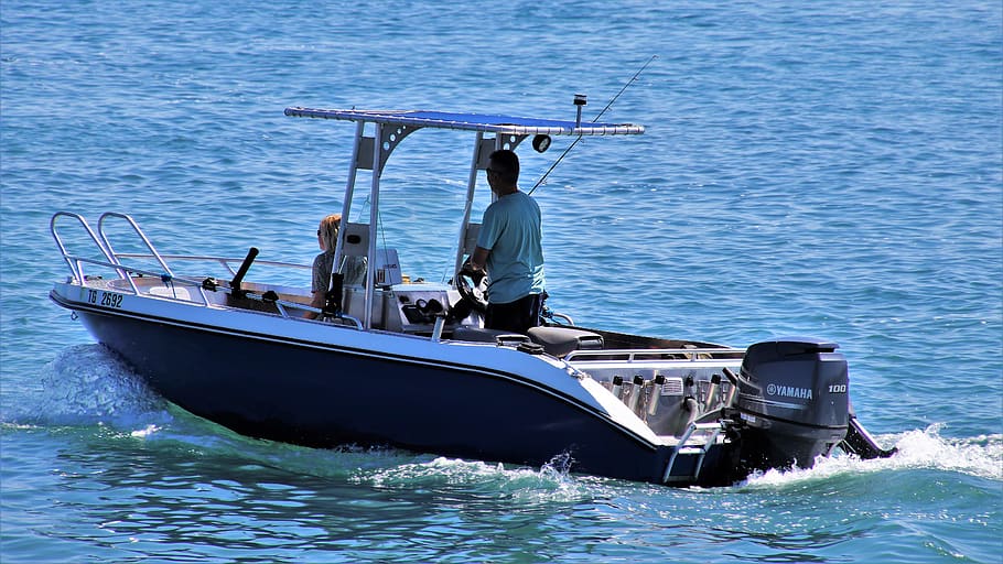 crociera, motore, motoscafo, barca, lago, velocità, acqua, andare in barca, ricreazione, il motore, blu