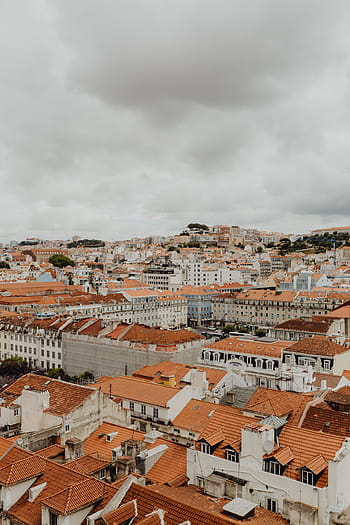 paisaje urbano, lisboa, portugal, día, arquitectura, edificios, casco antiguo, ciudad, europa, urbano, ocaso