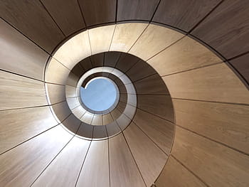 schodiště, spirála, architektura, točité schodiště, krytý