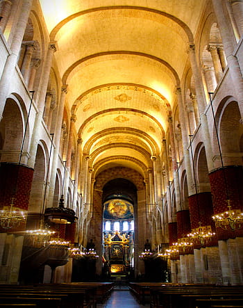 bazilika, saint-sernin, -, Francie, největší, románský kostel, Evropa, toulouse, starověké, architektura, víra
