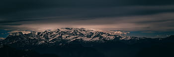 neigeux, Montagne, large, fond d'écran, haute définition, cc0, vue, paysage, panorama, neige, hiver