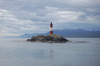 ushuaia, Argentina, maják, faro les eclaireurs, krajina, Příroda