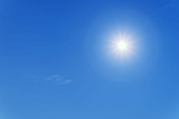 slunce, letní, modrý, nebe, polojasno, slunečního světla, sluneční paprsek, teplý, horký, atmosféra, vzduch