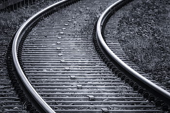 rails, railroad tracks, track, train, railway sleepers, railway, railway tracks, route, track bed, railroad track, steel