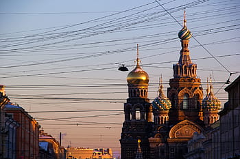 petersburg, st, russia, saint, peterburg, krovi, spas, na, night, cathedral, orthodox