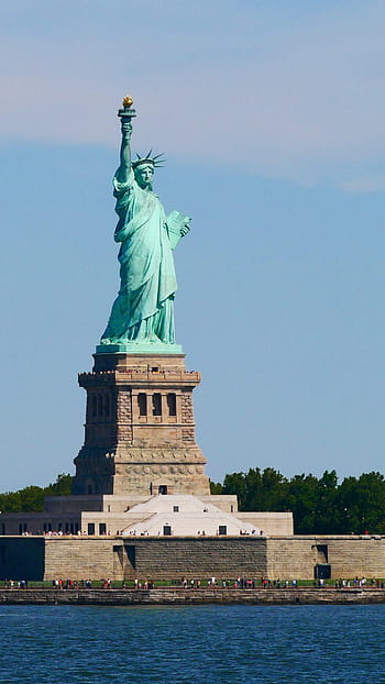 statue, liberty, new, york harbor, harbor., statue of liberty, lady liberty, immigration, symbol, torch, tourism