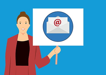 illustration, woman, email marketing business, email marketing, newsletter, email, marketing, communication, message, e-mail, inbox