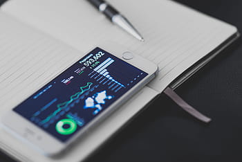 mobile, smartphone, analytics, finance, graphs, charts, business, work, desk, office, notepad