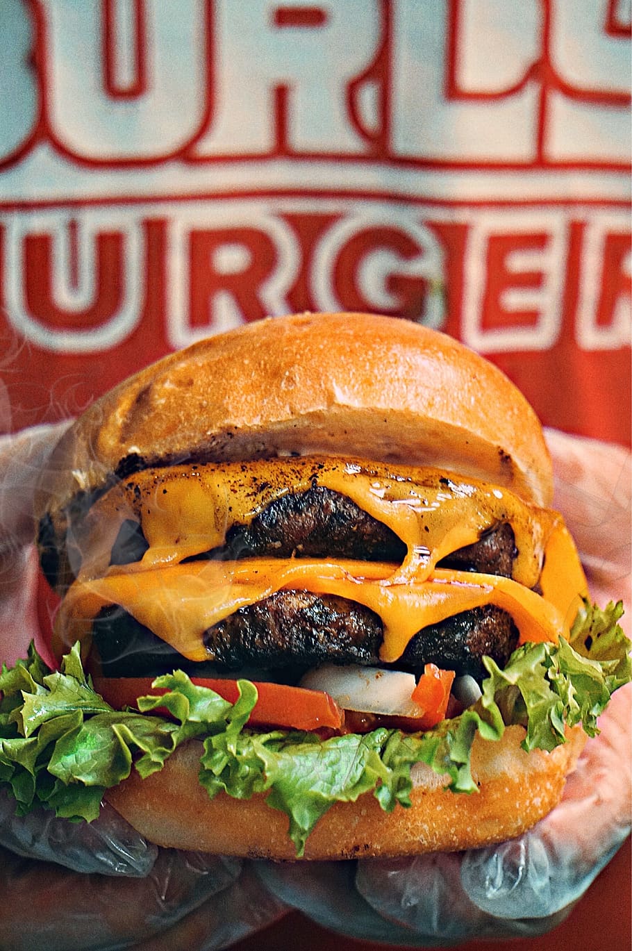 burger, μπιφτέκι, φαγητό, τυρί, κασέρι