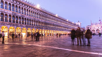 piazza san marco, Benátky, noc