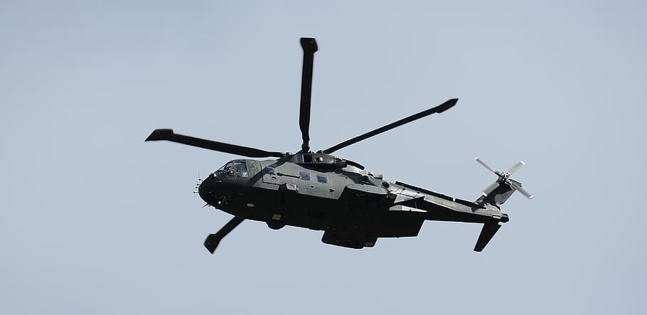ヘリコプター、 マーリン、 イギリス海軍、 潜水艦ハンター、 航空機、 フライト、 軍事、 航空、 輸送