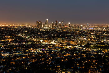 los angeles cityscape, oraș și urban, california, HD wallpaper, Statele Unite ale Americii