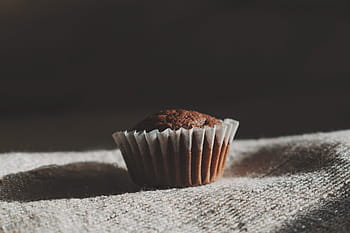brown, gray, lights, muffin, shadows, sweets