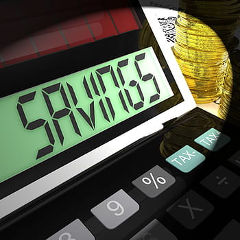 savings, calculated, meaning, keeping, saving, money, bank, calculator, cash, coins, finances