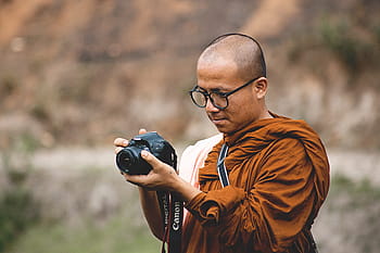 people, man, monk, camera, canon, dslr, photography, lens, iso, aperture, shutter