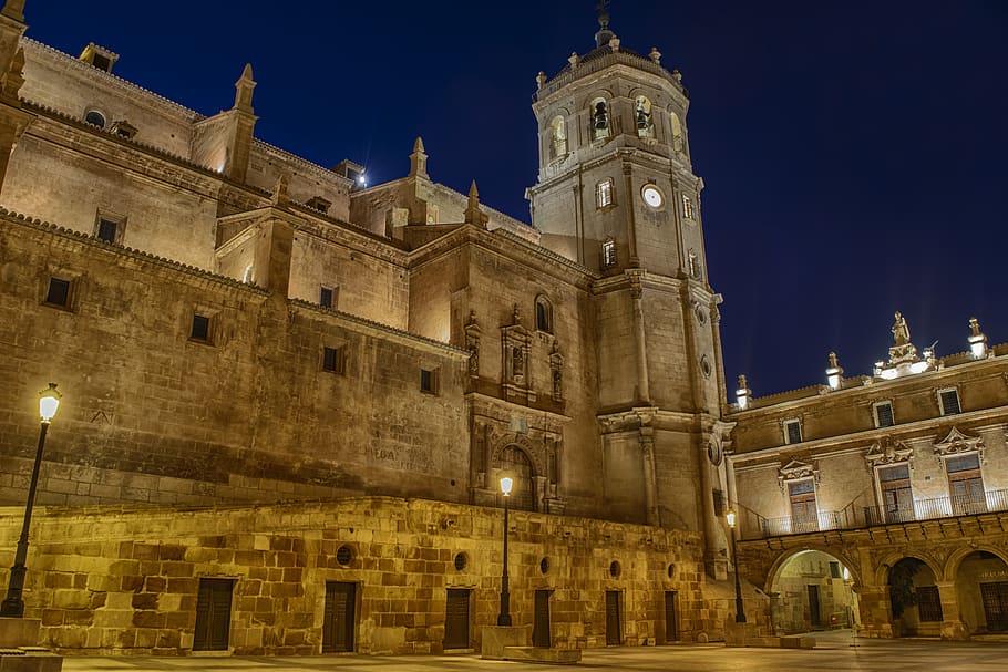 cathedral, church, architecture, religion, gothic, lorca, spain