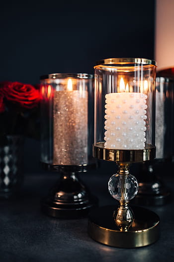 lentera emas, merah, mawar, emas, dekorasi, dekorasi rumah, lentera, elegan, lilin, glamor, glam