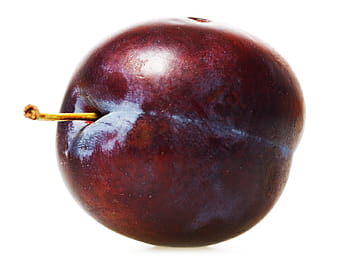 fresh, plum, red, closeup, fruit, isolated, object