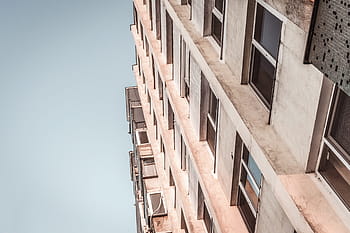 building, sky, skyscraper, windows, panes, glass, city, urban, architecture, infrastructure, concrete